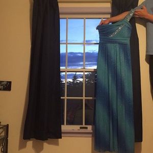 Royal blue prom dress